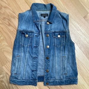 JCrew Sleeveless Denim Vest